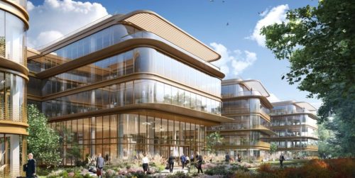 Immeuble de bureaux Fulton, projet en construction