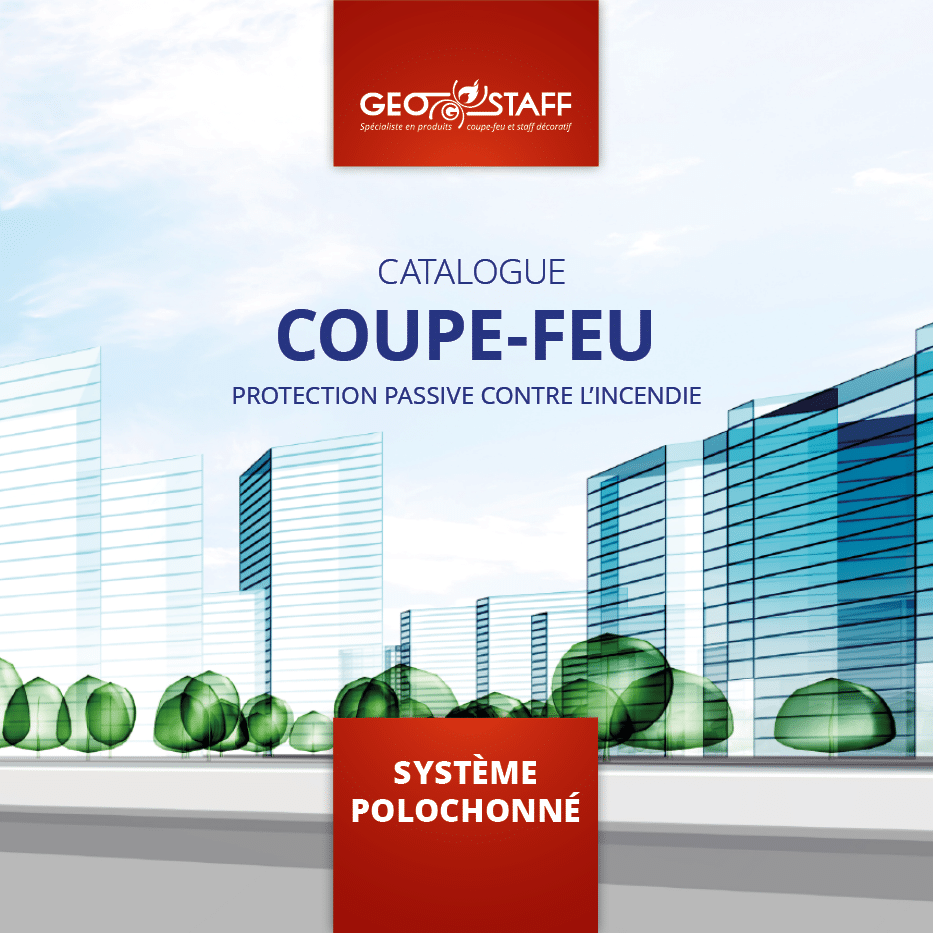 Couverture du catalogue coupe-feu Geostaff -système polochonné