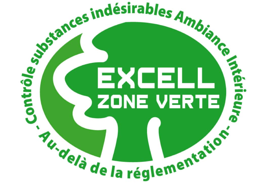 logo label Excell zone verte